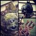 Munny sculpture trident underwater fella detail Art Thumbnail